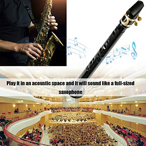 Pocket Sax Mini Saxophone Portable Little Sax Saxophone with carrying bag black