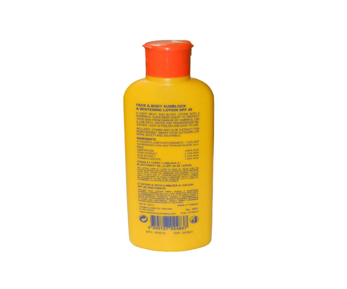 lady diana face and body sunblock