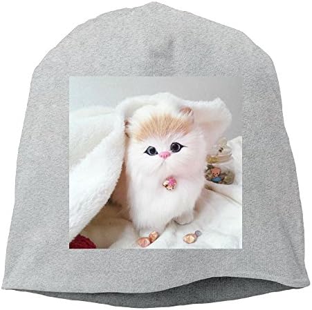 MASDUIH Cute Cat Hat Warm Winter Cuffs Beans Cap Warm Hat Knit Art Head.