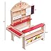 Costzon Kids Wooden Toy Shop, Grocery Supermarket Pretend Play Set