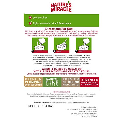 1 Natures+Miracle+P+98134+Absorbent+Fast+Clumping