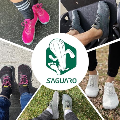 SAGUARO Versatile Minimalist Lightweight Flexible Outdoor Indoor Shoes – Gym Asphalt Beach Mountain, Unisex-Adult