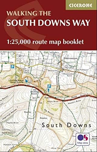 The South Downs Way Map Booklet: 1:25,000 OS Route Mapping (British Long Distance)