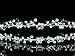 Double Band Vine Berry Flower Bridal Wedding Headband Tiara - Clear Crystals Silver Plating