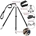 ASOCEA 3 in 1 Dog Leads with Soft Padded Handle No Tangle 3 Way Dogs Coupler Leash Pet Triple Lead Nylon Traction Rope for Walking