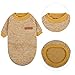 Dog Sweater Winter Clothes 2 Pack - 2 Colors Soft and Warm Suitable for Tiny Small Medium Dogs Puppy Pet Fall Sweaters Fashionable