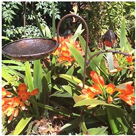 Delightful RSPB metal Red Robin on a branch bird bath or feeder - part of the hand crafted TILNAR fair trade range