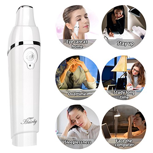 Eye Massager with Heat, Facial Massager Anions Import Sonic Vibration for Eye Wrinkles and Dark Circle Treatments