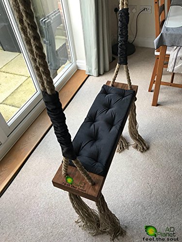 AD Planet Outdoor Wooden Hanging Swing/Jhulla for Garden/Home / Balcony with Melamine Coating for Outdoor & Indoor Space Available in Different Color