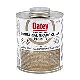 Oatey 30774 LO-VOC NSF Listed Industrial Grade Clear Primer, 32-Ounce