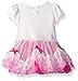 Nannette Baby Girls' Glitter Mesh Dress and Knit Capri Legging