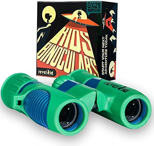 Binoculars For Kids - 8x21 Magnification - Shockproof and Compact Spotting Scope - High Resolution Optics - Best Educational Tool for Travel, Birdwatching, Camping, Star gazing, Science, Hunting