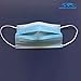 Disposable Face Masks with Surgical Earloops - High Quality 3-Layer Protection, Hypoallergenic, 50 Count Mouth Mask for Indoor/Outdoor Use That Filters Out Dust, Pollen, and Bacteria