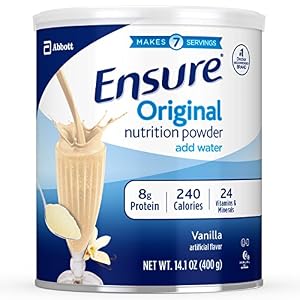 Image of Ensure Original Nutrition Powder with 8 grams of protein, Meal Replacement, Vanilla, 6 count