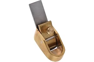 homwowo Woodworking Plane Cutter Brass Tool Violin Tool for Cello Viola Musical Parts Helps to Work Easily and Efficiently. V