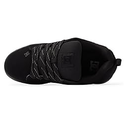 DC Men's Court Graffik SE Skate Shoe, Black, 10