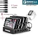 COSOOS Fastest Charging Station with Quick Charge QC 3.0, 6 Phone Charger Cables(3 Type),lWatch Stand,6-Port Multi USB Charger Station,Charging Station for Multiple Devices,Tablet,Kindle(UL Certified)
