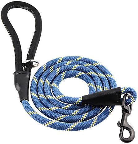 Rainbowee Dog Leash 6 Feet Mountain Climbing Rope Dog Leash Reflective Dog Basic Lead Leash Durable Long with Soft Padded Handle Strong Chew Resistant for Small to Large Pet Dogs