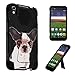 Alcatel Idol 4 Case / Alcatel Nitro 49 Case, DuroCase Transforma Kickstand Bumper Case for Alcatel Onetouch Idol 4 (Cricket) / Alcatel Nitro 49 (2016) - (Bulldog Glasses)