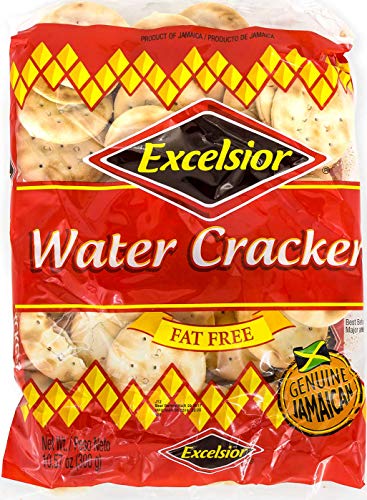 Excelsior Water Crackers, 10.57oz, Fat-Free Water Crackers, Product of Jamaica - Thumbnail 2