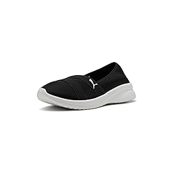 PUMA Women's Adelina 2 Sneaker Ballet Flat, Black