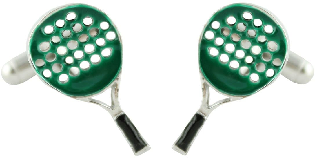 MasGemelos - Gemelos Raqueta de Padel Verde Cufflinks ...