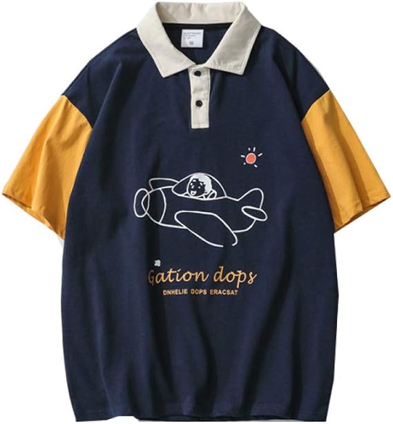 Amazon Tシャツ 半袖 ポロシャツ レディース ゆったり 無地 夏 トップス カットソー 夏服 ファッション おおきいサイズ おしゃれ 日系風 学生 人気 可愛い Tシャツ カットソー 通販