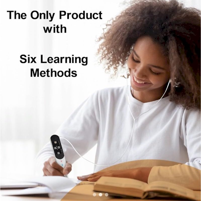 Rocket Pen Reading Tutor + Case. Use Its Six Learning Aids to Make Reading Your New Super Power. OCR Scanner for Dyslexia - Hear Scanned Text. Scans Phone, Tablet, Printed Page. No PC Needed