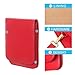 MINICAT Touch Screen Design Leather Mini Crossbody Cell Phone Wallet Purse Bag With Make Up Mirror(Red-Mirror)