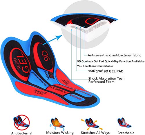 Heren Klassieke Wielertrui Race fit met 9D Gel Gewatteerde Bib Shorts Fietsen Combo set - Image 5