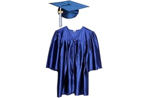 Happy Graduates Preschool and Kindergarten Graduation Cap, Gown, Tassel and 2024 Charm Sets