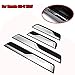Boyiya Fashion 4PCS Stainless Steel Door Sill Trim Protectors Guard For Honda CRV 2017/2018