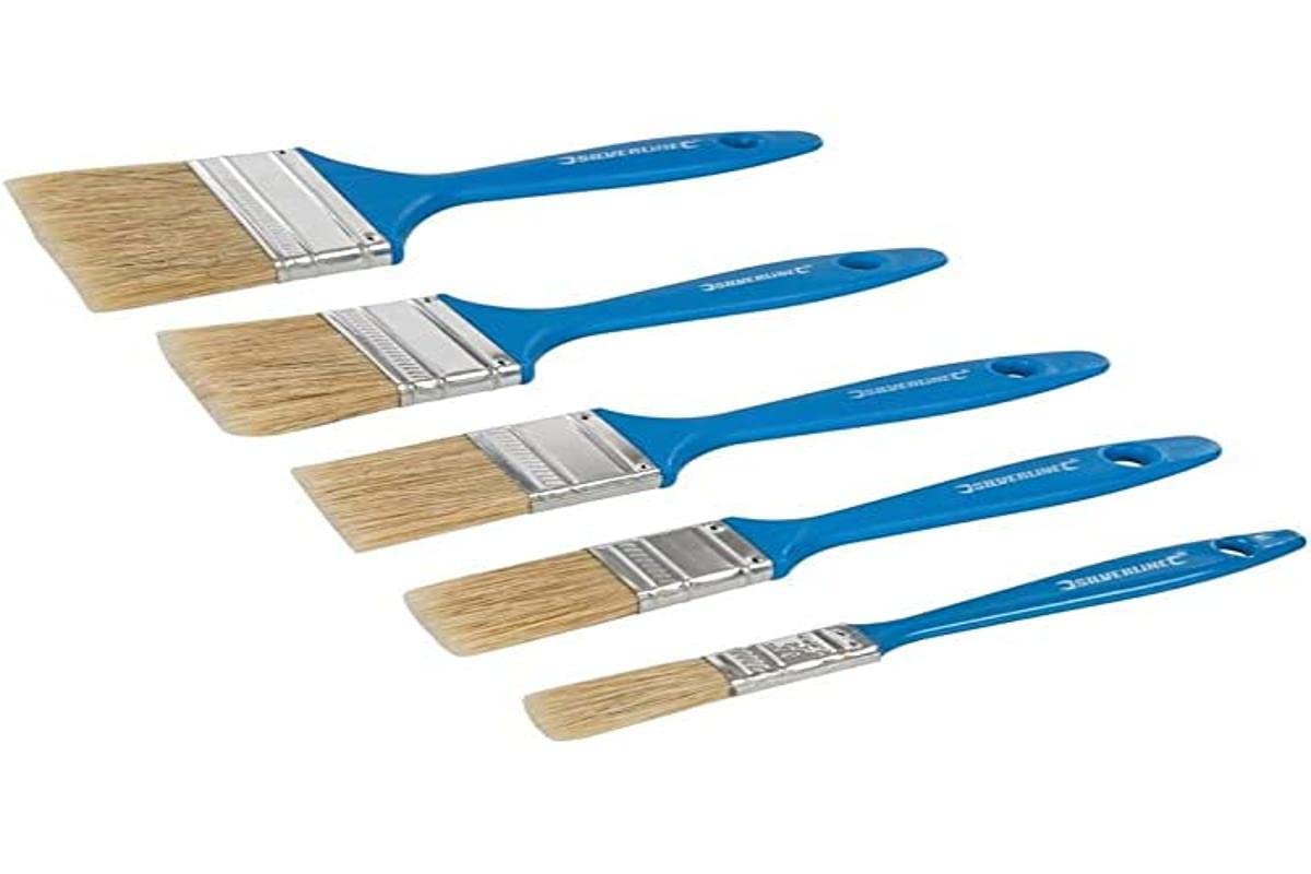 Silverline Disposable Paint Brush Set 5pce (314733)