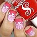 Whats Up Nails - Balloons Nail Stencils Stickers Vinyls for Nail Art Design (2 Sheets, 40 Stencils Total)