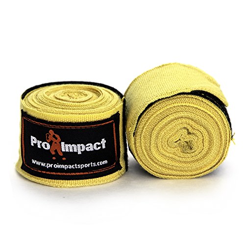 Pro Impact Mexican Style Boxing Handwraps 180" with Closure Elastic