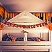 Leinuosen 525 Feet Totally Halloween Crepe Paper Streamers Black Orange Paper Decoration Halloween, 16 Rolls