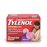 Tylenol Children's Chewables, Grape, 24 Count