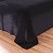 Exclusivo Mezcla Fleece Blanket Twin Size for Bed, Super Soft and Warm, All Season Use, Cozy, Plush, Lightweight, 90x66 Inches, Black