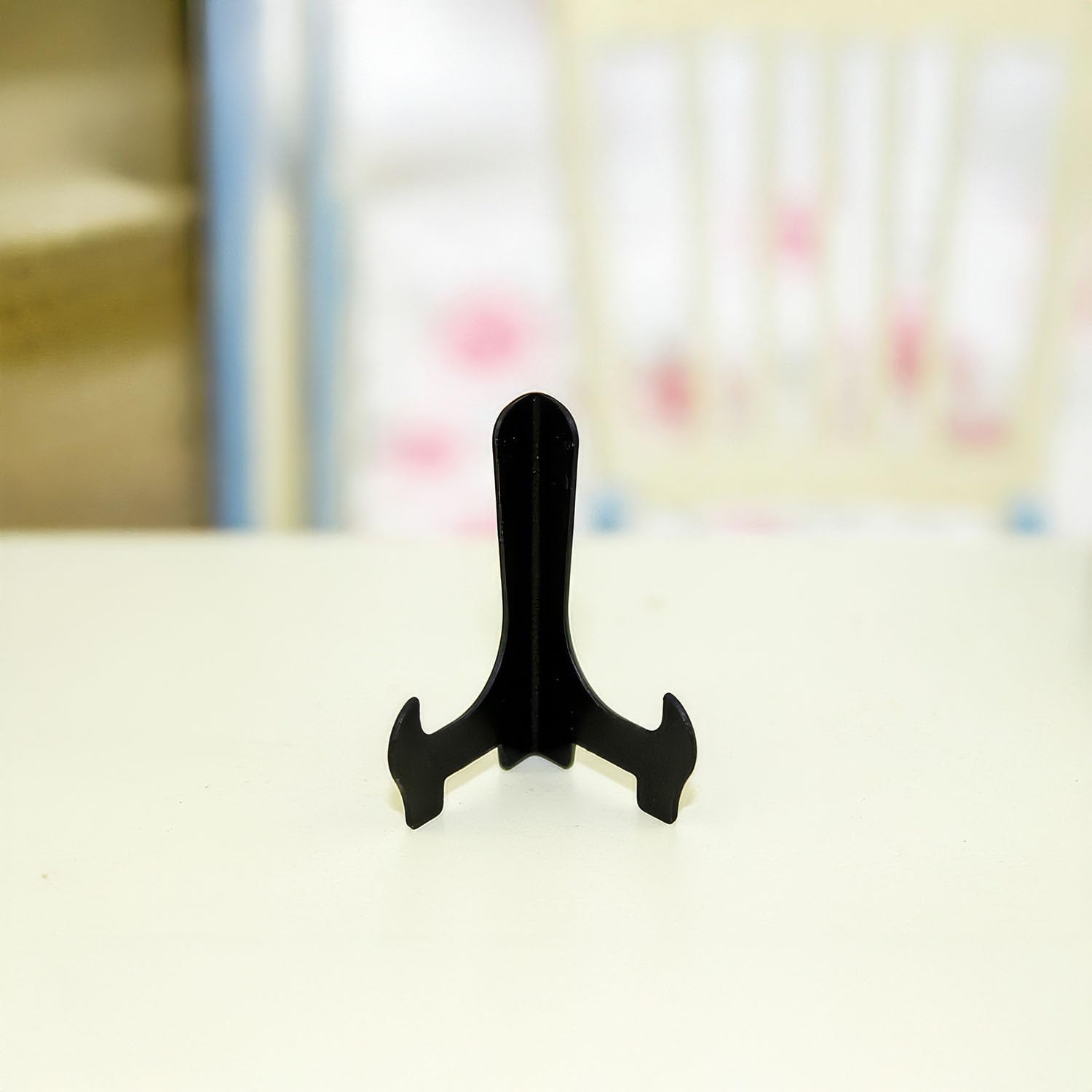 Photo 1 of 1/12 Scale Miniature Stands: Metal Holders for Mini Plates, Cards & Photos (Black)