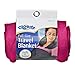 Cloudz Cozy Compact Airplane Travel Blanket for Your Flight, Car, Camping, Home or Comforting Warmth Anywhere! - Fuchsia