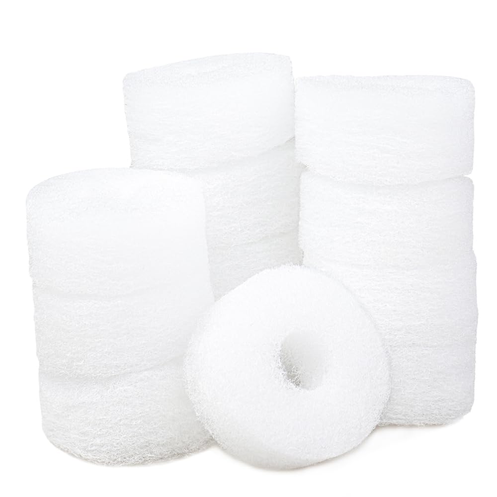 LTWHOME Fine Filter Pads fit for Eheim 2616080 Aquaball 2208 2210 2212/60 130 180 (Pack of 12)
