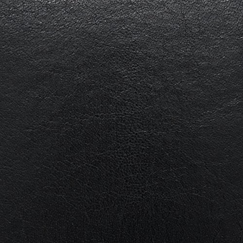 Leather Nickle-Plated Metal Cigarette Herbal Cigarette Cigar Tobacco Carrying Stash Storage Case (100s, Black Smooth)