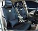 Amooca PU Leather Car Seat Cover Cushions Front Rear Full Set 10 pcs