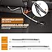 8-10FT Dog Leash for Large Dog Heavy Duty, with Detachable Short Dog Leash- Padded Traffic Leash with Shock Absorbed Spring for Extra Control, Bungee No Pull Reflective Dog Leash for Large Breed Dog