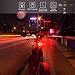 INTEY Tail Light USB Rechargeable, Red Bike Lights, Light Sensor & Intelligent Detection, 6 Modes