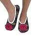 Snoozies Womens Aztec Ballerina Comfort Sole Slipper Socks