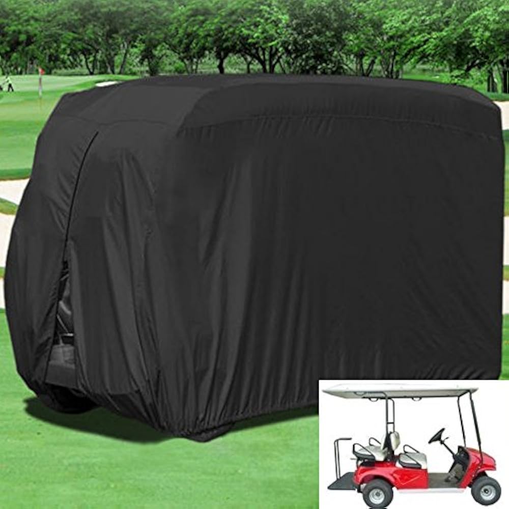 Lmeison 4 Passenger Waterproof Dustproof Golf Cart Cover, Fits EZ GO
