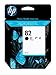 HP No. 82 Black Ink Cartridge - Inkjet - Black