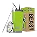 Beast 20 oz Tumbler Stainless Steel Vacuum Insulated Coffee Ice Cup Double Wall Travel Flask (Lemongrass Green)