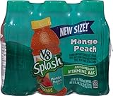 V8 Splash Mango Peach, 12 Ounce (Pack of 6)